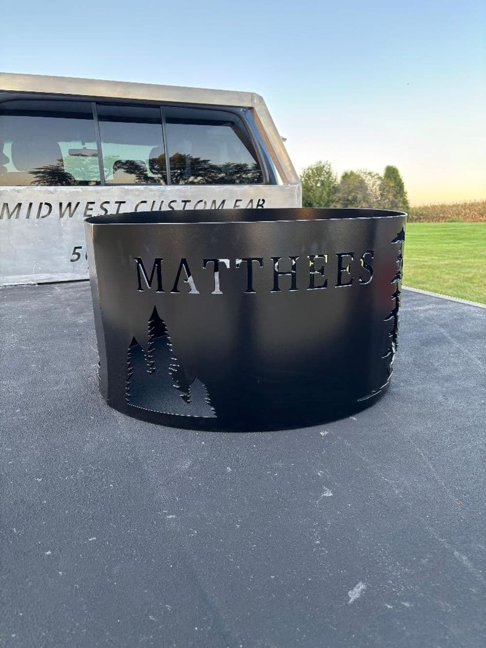 Custom CNC-Cut Firepit for Unique Gifting