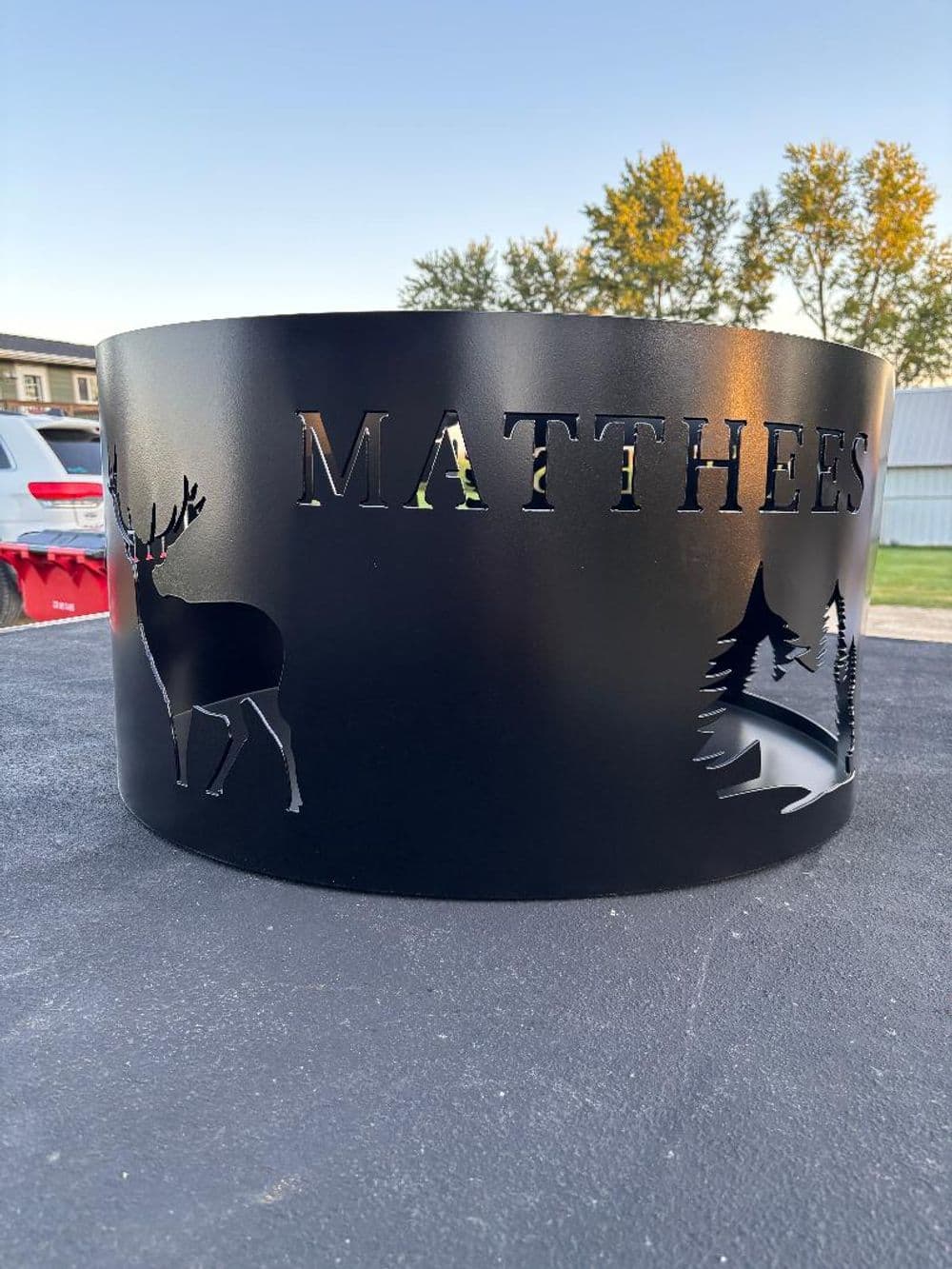 Custom CNC-Cut Firepit for Unique Gifting